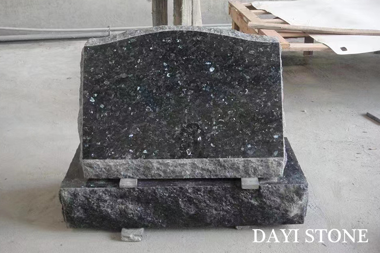 Headstones-Blue Pearl Granite Stone -USA headstone - Dayi Stone